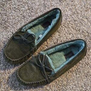 UGG Men's Olive Suede Loungers 12 EU 45